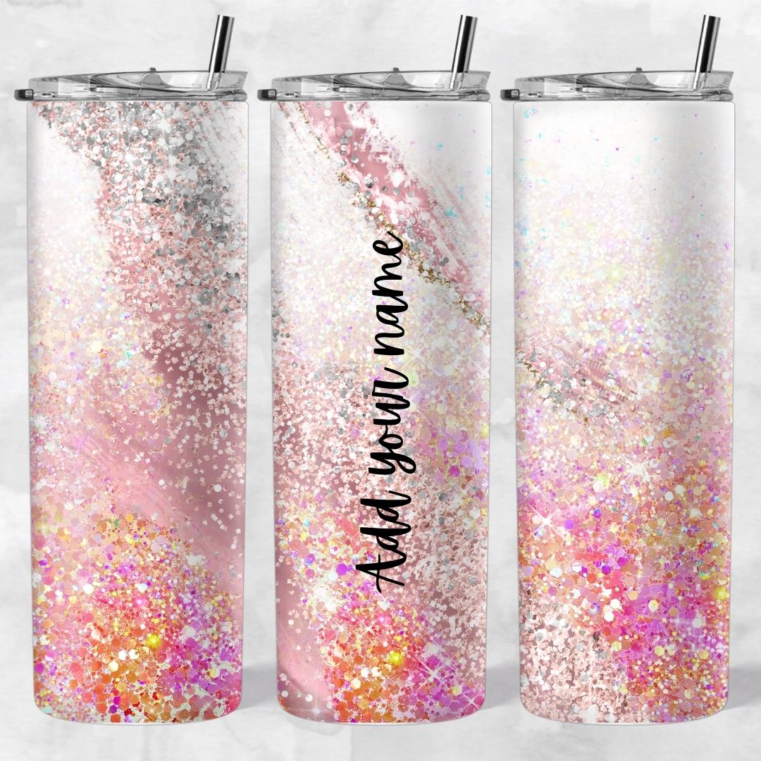 Marble and Glitter skinny tumblers - Image 78