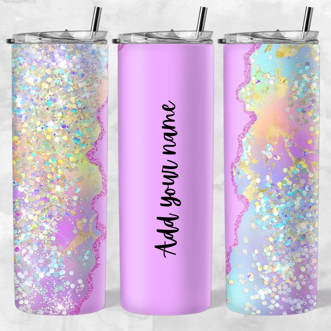Marble and Glitter skinny tumblers - Image 86