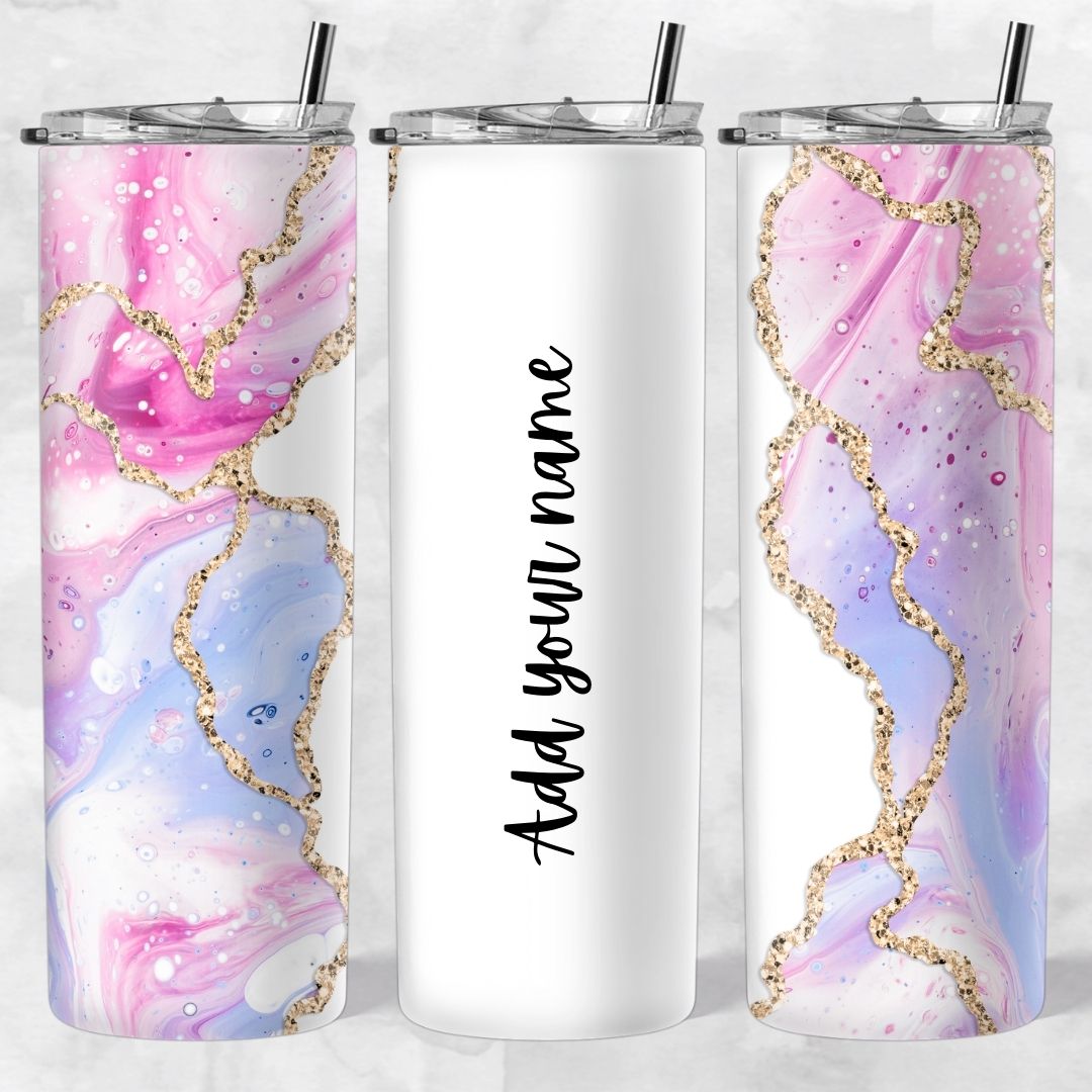 Marble and Glitter skinny tumblers - Image 89
