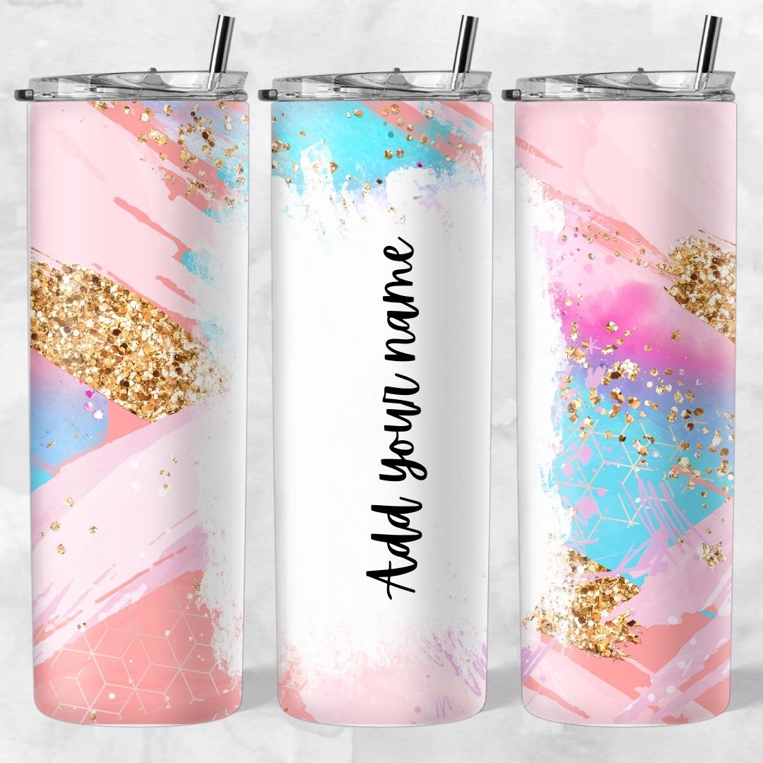 Marble and Glitter skinny tumblers - Image 9