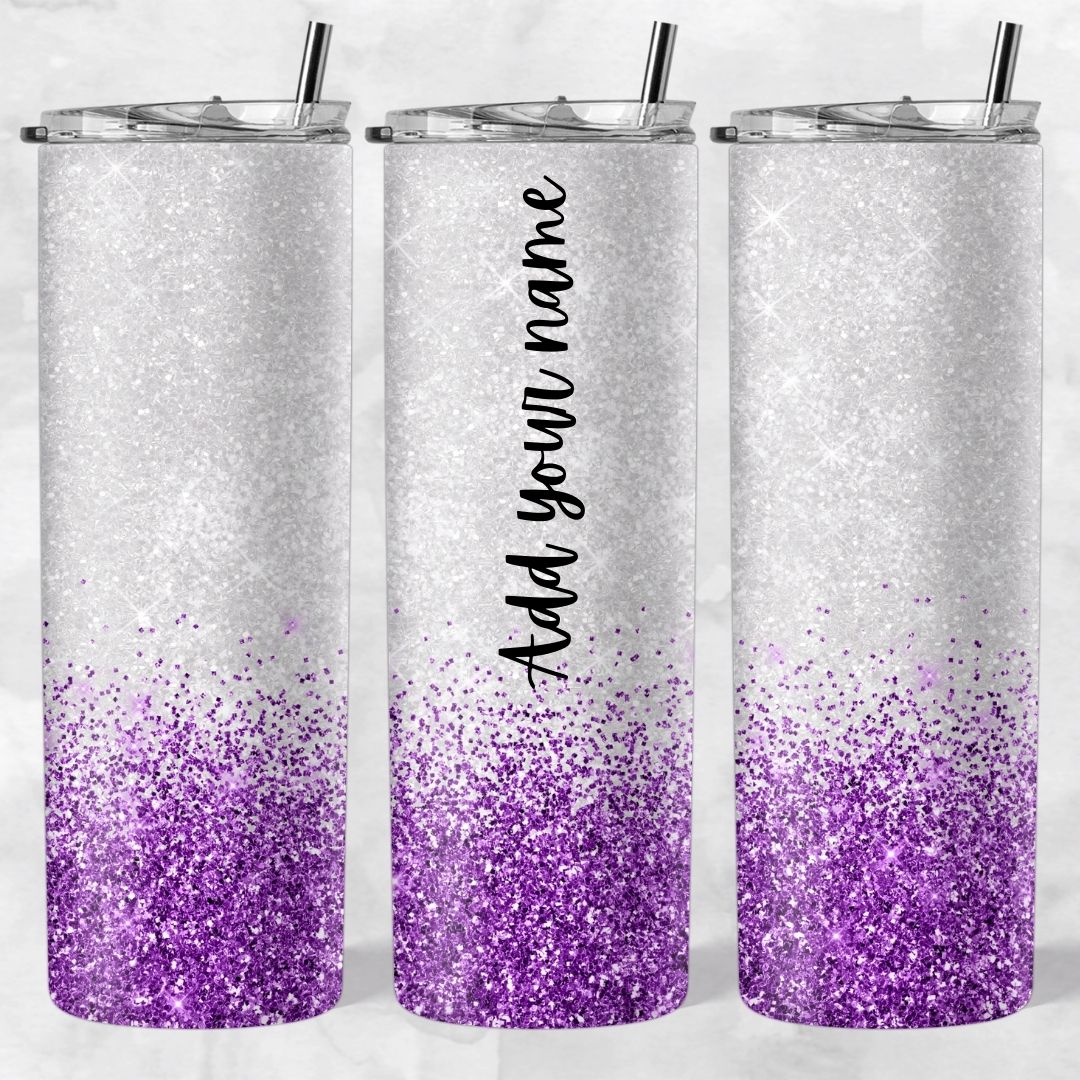 Marble and Glitter skinny tumblers - Image 91