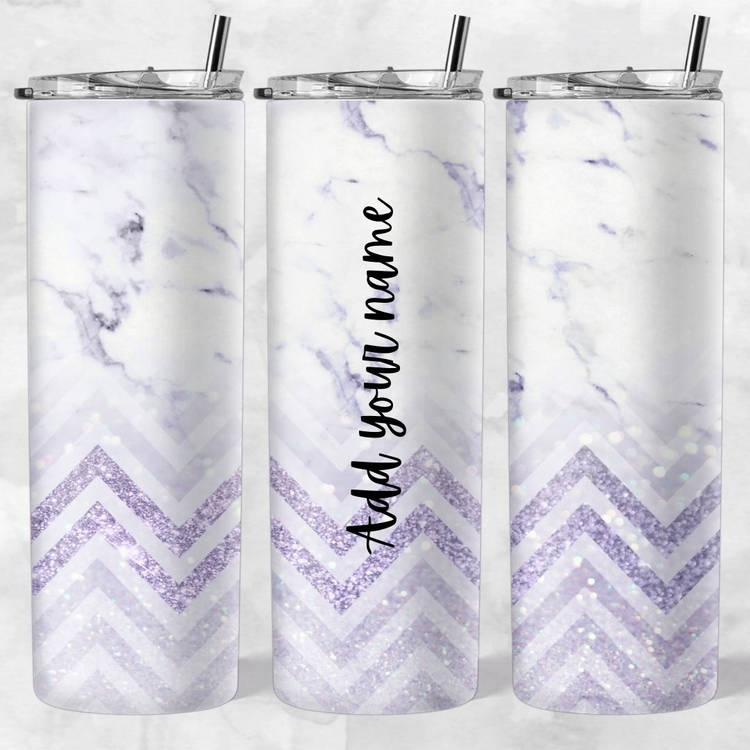 Marble and Glitter skinny tumblers - Image 94