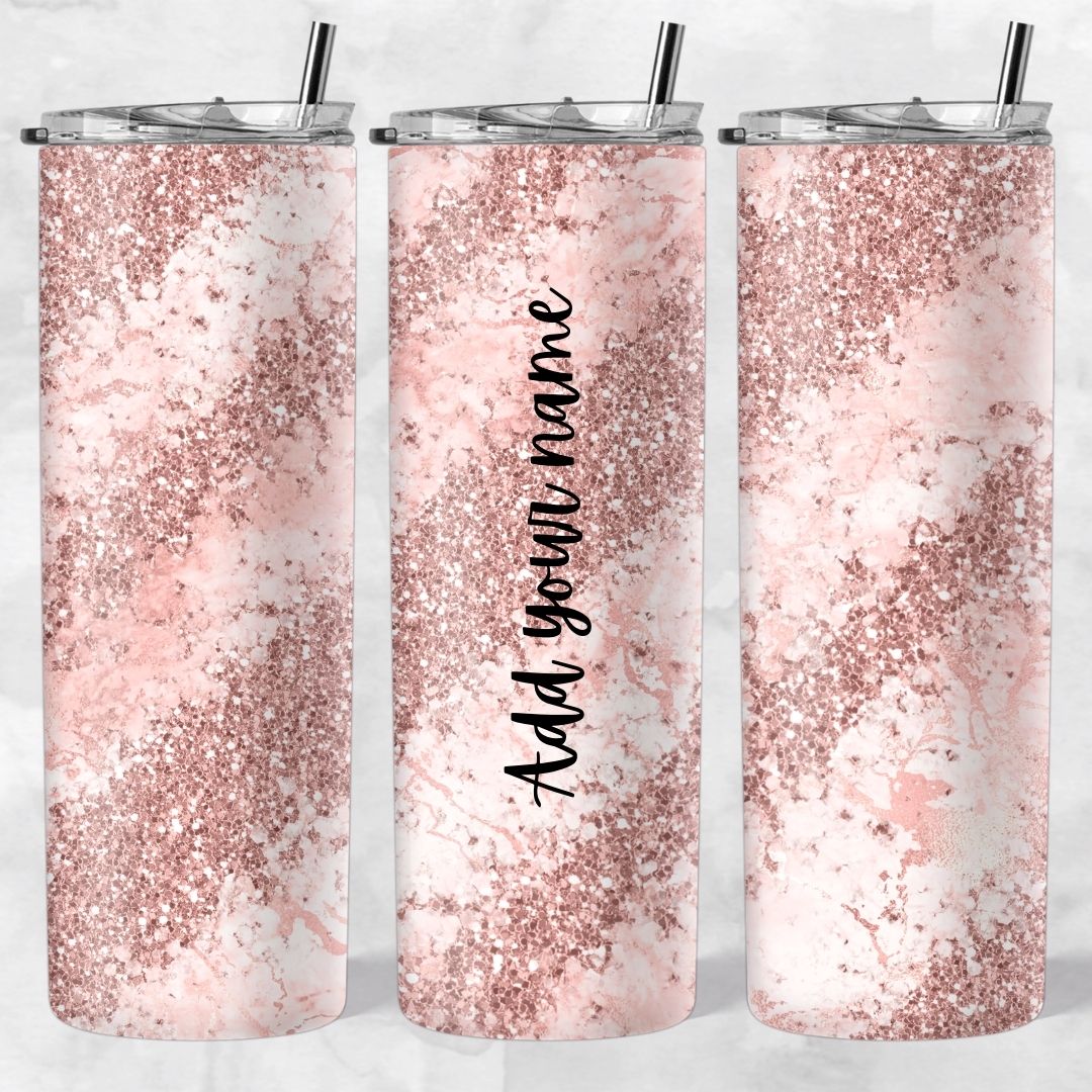 Marble and Glitter skinny tumblers - Image 99