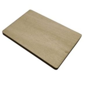 Rectangle Bamboo Fridge Magnet